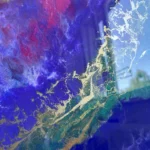 obraz 2 – różowa abstrakcja – 70x80cm