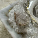 chustecznik geode 1 biało-złoty
