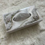chustecznik geode 1 biało-złoty