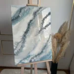 obraz 11 – geode- niebiesko-szary 50×70