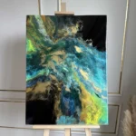 obraz na płótnie 5 – abstrakcja – 55x77cm