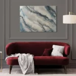 obraz 11 – geode- niebiesko-szary 50×70
