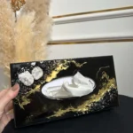 chustecznik geode czarny zestaw (zegar)