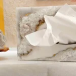 chustecznik geode 1 biało-złoty