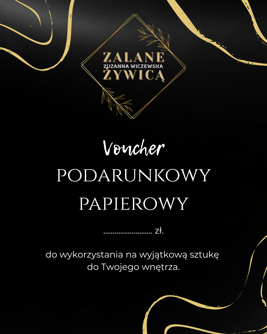 Voucher podarunkowy papierowy