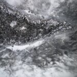 Obraz z żywicy z naturalną geodą kwarcową 180x70cm