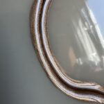 Zegar nieregularny 60cm różowe złoto