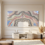 obraz dyptyk 3 – geode – 70x140cm
