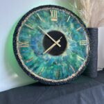 Podświetlany zegar 50cm OKO z podświetleniem RGB