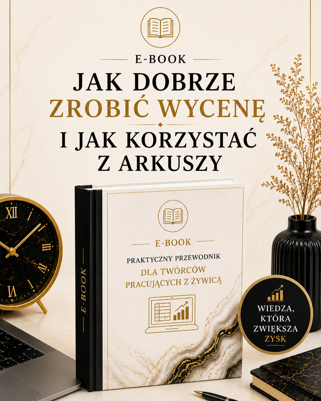 Dashboard Excel dla twórców rękodzieła – jak wyceniać produkty z żywicy i zwiększyć zyski?